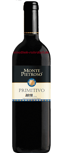 Monte Pietroso Primitivo Puglia IGT 2019