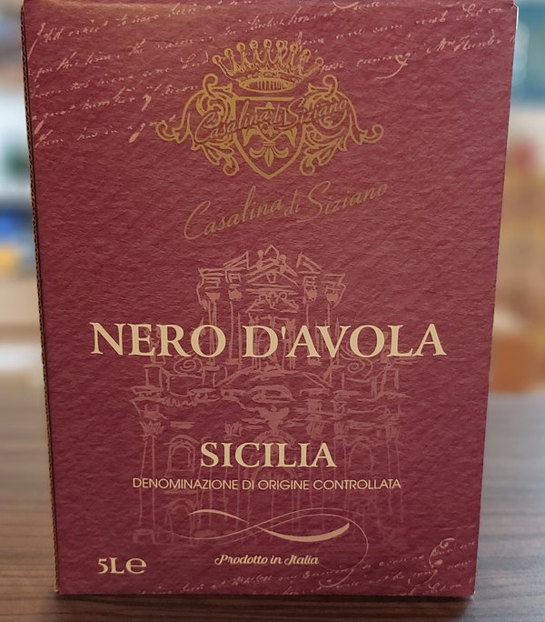 Casalina di Siziano - Nero d´Avola 5L Sicilia